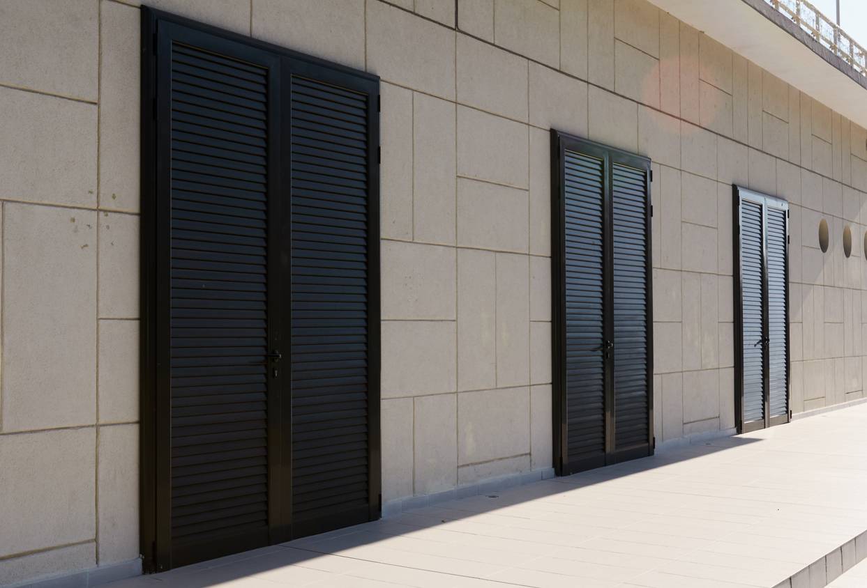 volets battants en aluminium