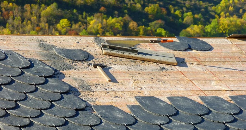 slate roof